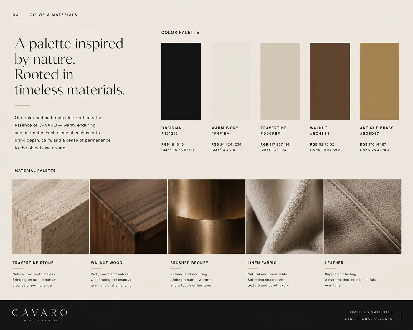 Color and Materials