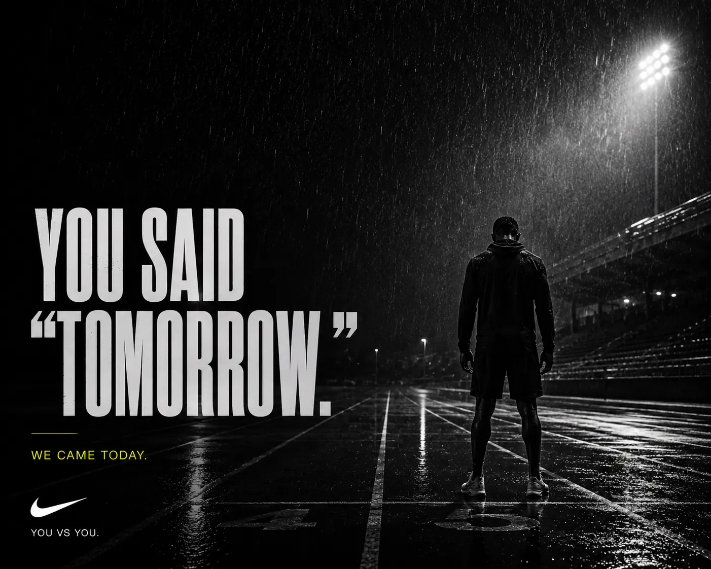 You Said Tomorrow Track Poster