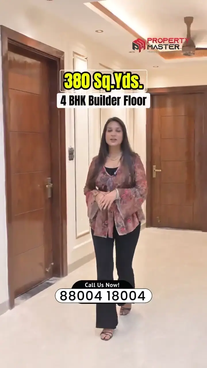 Sector 85 4 BHK Builder Floor poster
